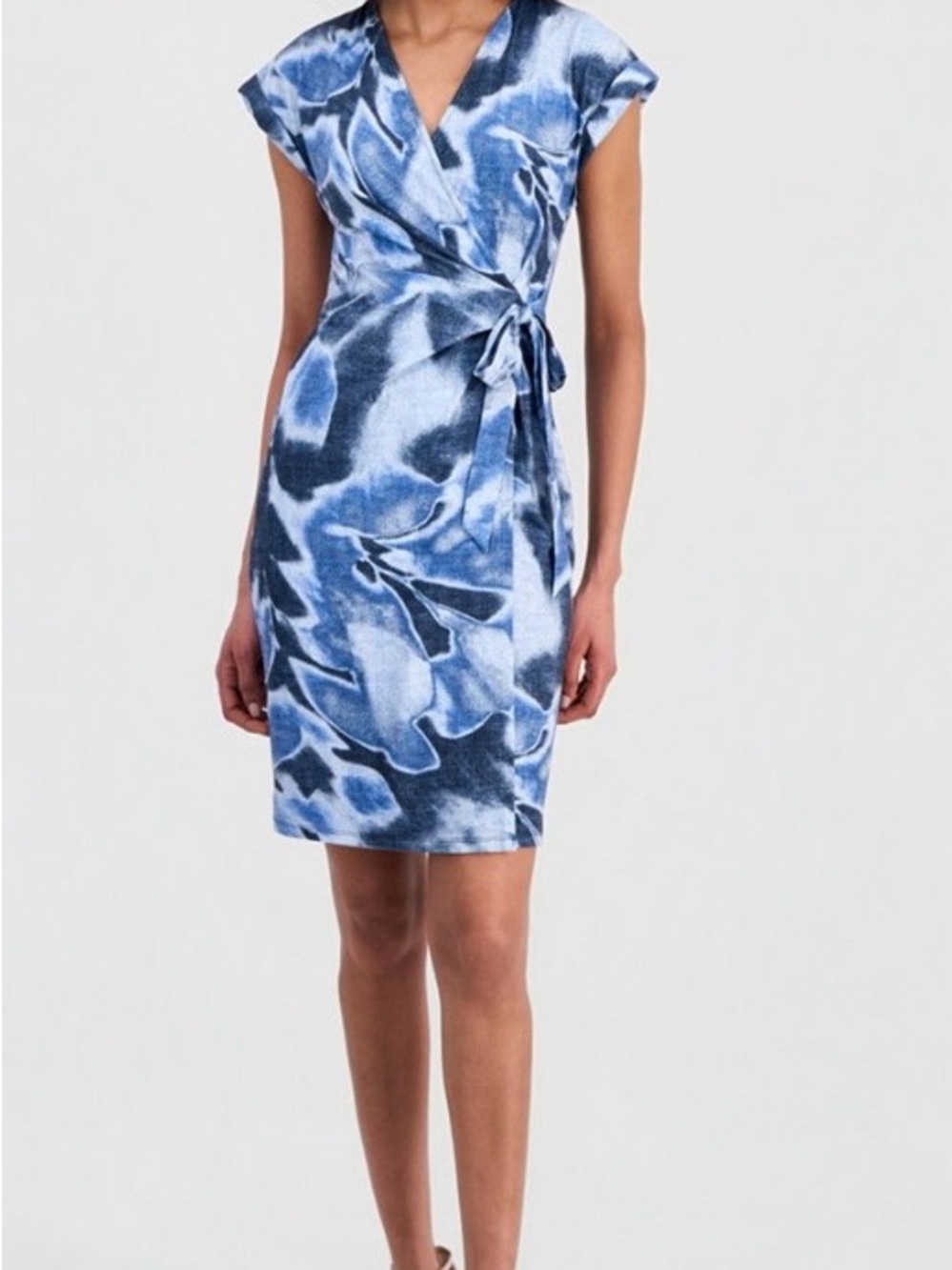 Brand NEW- Anne Klein Tie-Waist Wrap Dress - Women, SZ XL